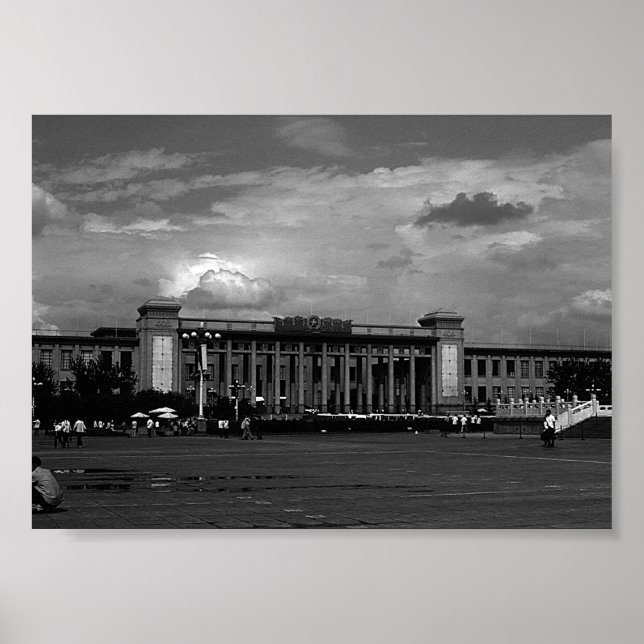 Vintage China Pekin The National Museum of China Poster (Front)