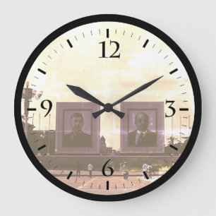 Vintage China Pekin Tiananmen square Large Clock