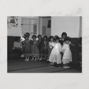 Vintage China Shanghai child care Postcard