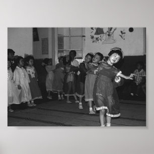 Vintage China Shanghai child care Poster