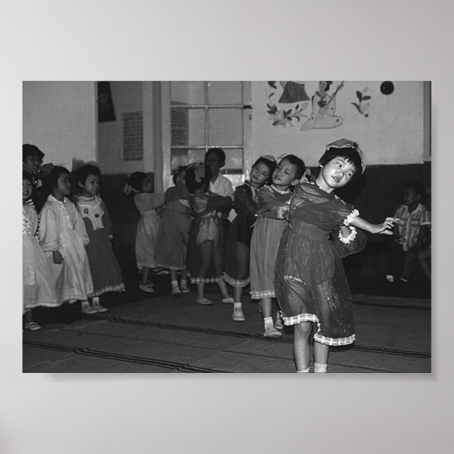 Vintage China Shanghai child care Poster (Front)