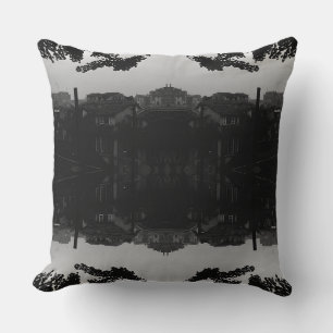 Vintage China Shanghai City Poster Cushion