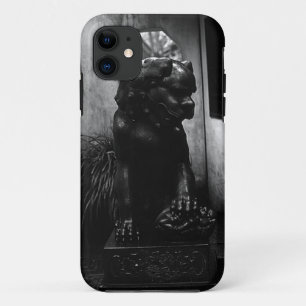 Vintage China Shanghai Yuyuan garden statue iPhone 11 Case