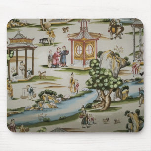 Vintage China Toile scene Mouse Pad