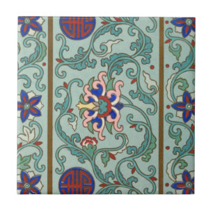 Vintage Chinese Art Tile