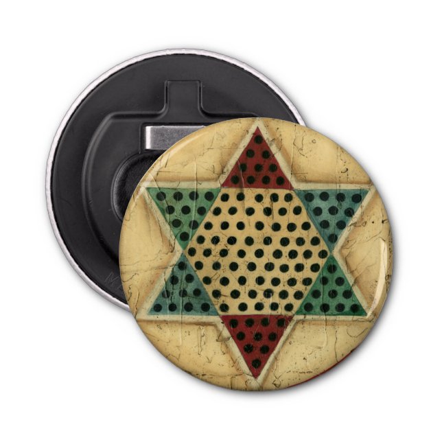 Vintage Chinese Chequerboard by Ethan Harper Bottle Opener (Front)