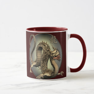 Vintage Chinese Dragon Mug