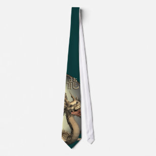 Vintage Chinese Dragon Tie