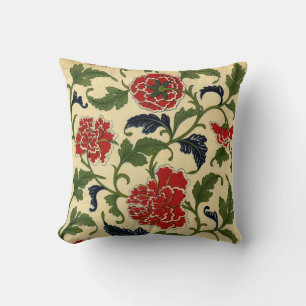 Vintage Chinese Flower Vine - Pillow