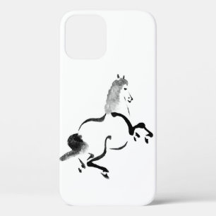 Vintage Chinese Horse iPhone 12 Case