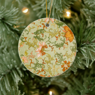 Vintage Chinese Ornament Jones Flowers