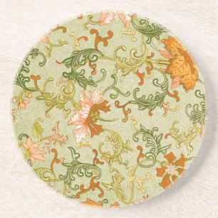 Vintage Chinese Ornament Jones Flowers Coaster
