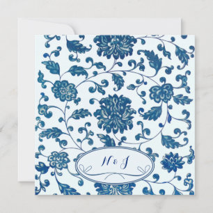 Vintage Chinese Ornament Thank You Card