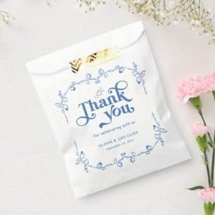 Vintage Chinoiserie Antique Wedding Favour Bag