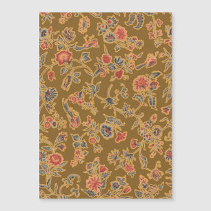 Vintage Chinoiserie Floral Brocade 18th Century