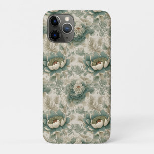 Vintage Chinoiserie Floral Seamless Pattern iPhone 11 Pro Case