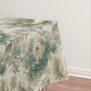 Vintage Chinoiserie Floral Seamless Pattern Tablecloth