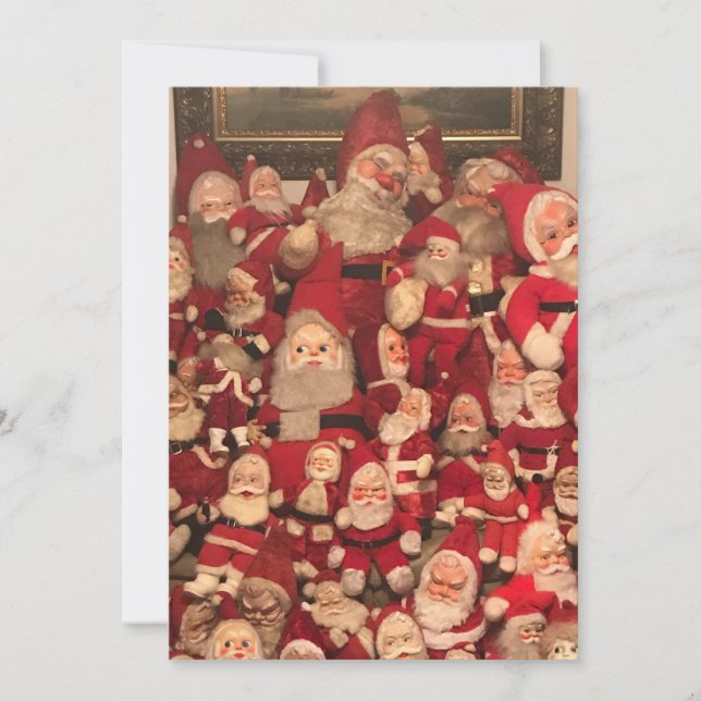Vintage chirstmas Santa clause  Holiday Card (Front)