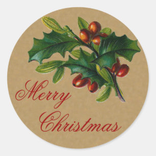 Vintage Chistmas sticker