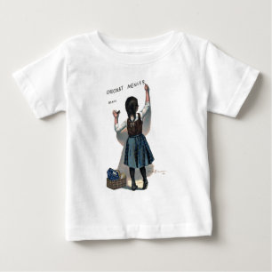 Vintage Chocolat Menier French Poster Bouisset Art Baby T-Shirt