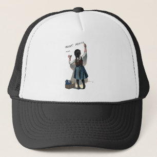 Vintage Chocolat Menier French Poster Bouisset Art Trucker Hat