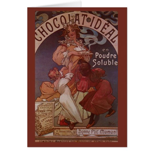 Vintage Chocolate Ad Greeting Cards