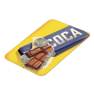 Vintage Chocolate Bar commercial Magnet