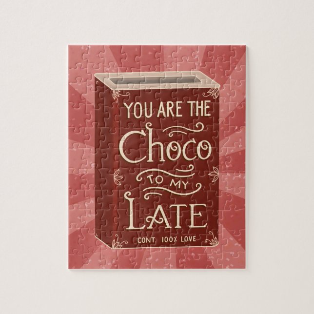Vintage Chocolate Puzzle (Vertical)