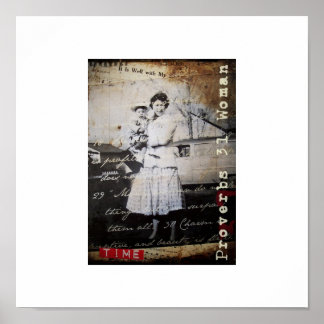 Vintage Christian Art Poster