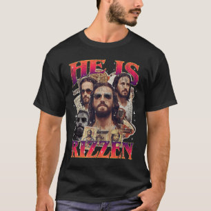 Vintage Christian Easter Day Religious Cross He Is T-Shirt