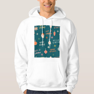 Vintage Christmas 2020: Ornamental Pattern Hoodie