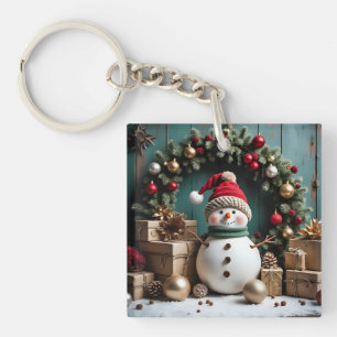 Vintage Christmas - Acrylic Keychain