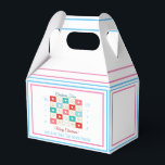 Vintage Christmas Advent Calendar Personalizable Favour Box<br><div class="desc">This advent calendar are the cutest ways to pass the days until Christmas.Personalizable with custom greeting.</div>