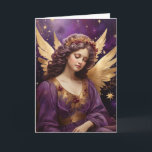 Vintage Christmas Angel Art Custom Card<br><div class="desc">This Christmas, send a heartfelt message with an adorable and elegant Christmas card featuring a vintage angel design. Perfect for sharing the holiday spirit with family, friends, and loved ones, this card blends nostalgic charm with timeless elegance. Whether you’re marking the start of Advent or celebrating on Christmas Eve, this...</div>