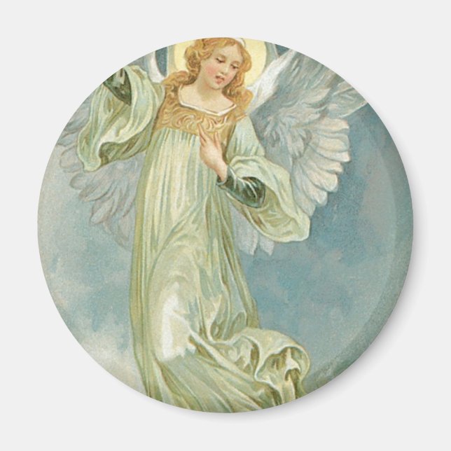 Vintage Christmas Angel Magnet (Front)