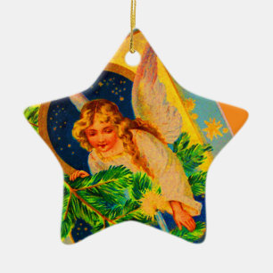 Vintage Christmas Angel Ornament