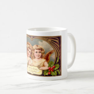 Vintage Christmas Angels Coffee Mug