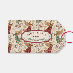 Vintage Christmas Angels Custom Gift Tags