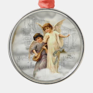 Vintage Christmas Angels Ornament