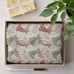 Vintage Christmas Angels Tissue Paper