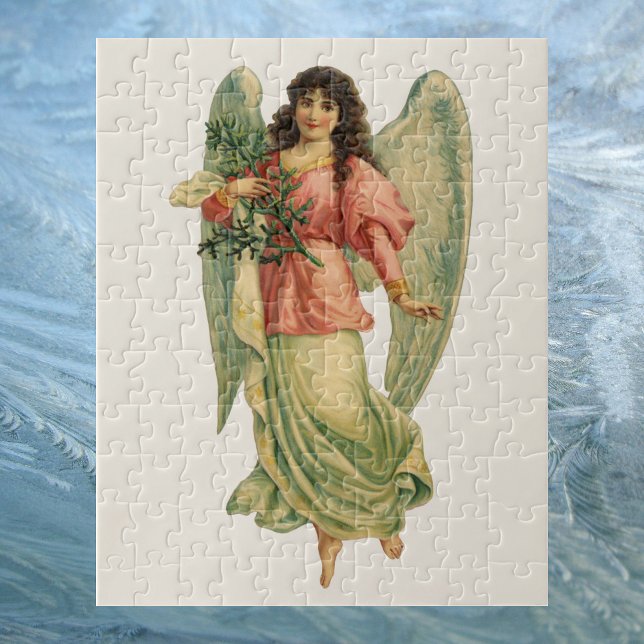 Vintage Christmas, Antique Victorian Angel Jigsaw Puzzle (Creator Uploaded)