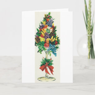 Vintage Christmas Arrangement Card