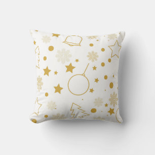 Vintage Christmas Art Plant Art One Little Christm Cushion