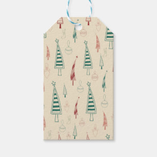 Vintage Christmas Art Plant Art One Little Christm Gift Tags