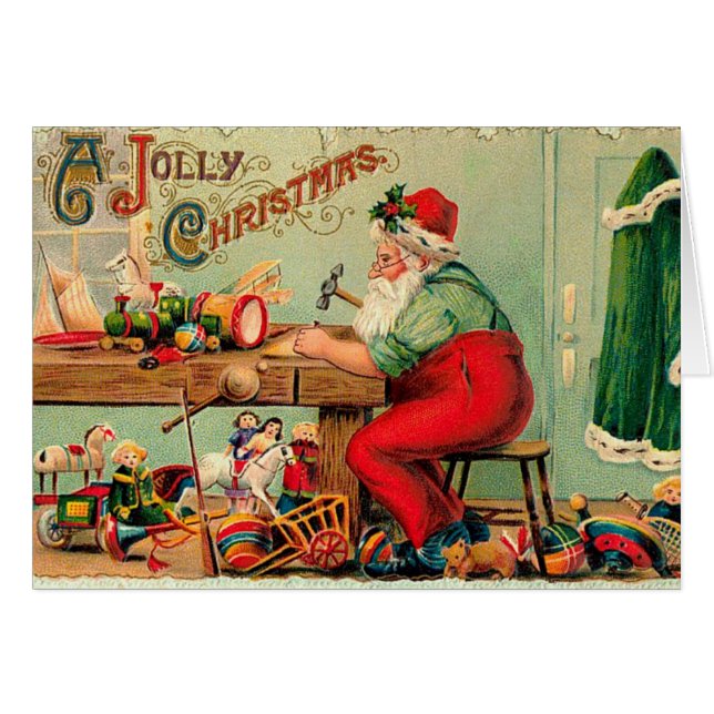 Vintage Christmas at Santa's Workshop (Front Horizontal)