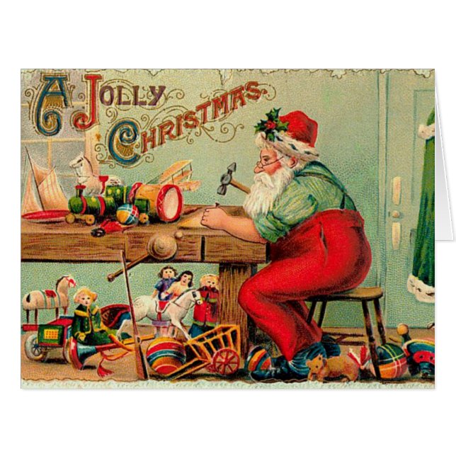 Vintage Christmas at Santa's Workshop (Front Horizontal)