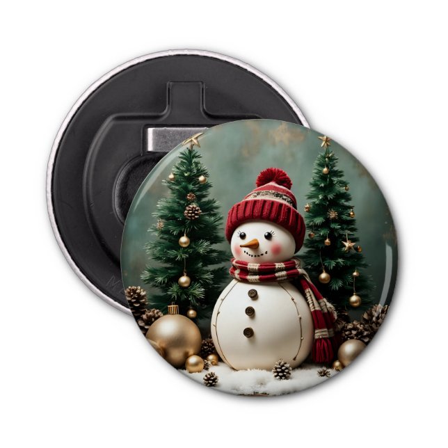 Vintage Christmas - Bottle Opener  (Front)