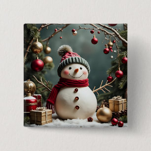 Vintage Christmas - Button 