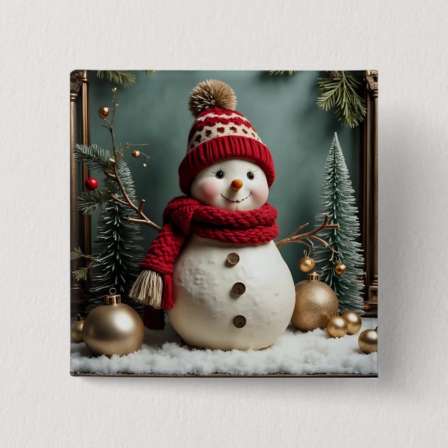 Vintage Christmas - Button (Front)