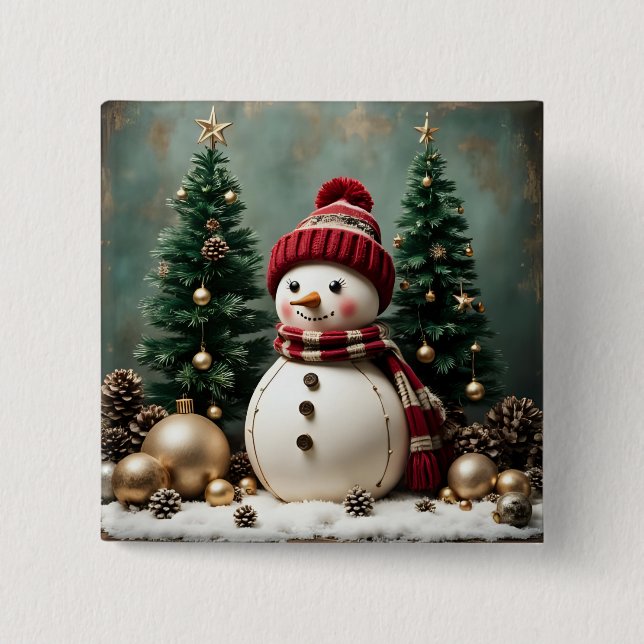 Vintage Christmas - Button (Front)